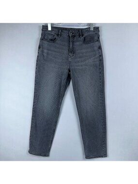 American Eagle Skinny Mom Jeans High Rise Stretch Womens  Size 10 Regular Gray